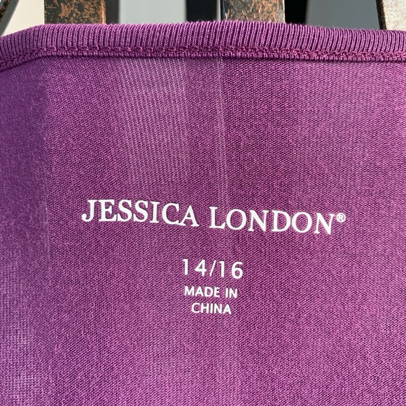 Jessica London Criss Cross Top - Picture 3 of 3